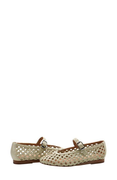 Marc Fisher Ltd Evonna Mary Jane Flat In Ivory