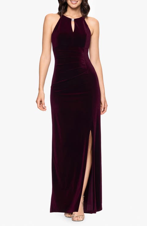 Sleeveless Velvet Dress