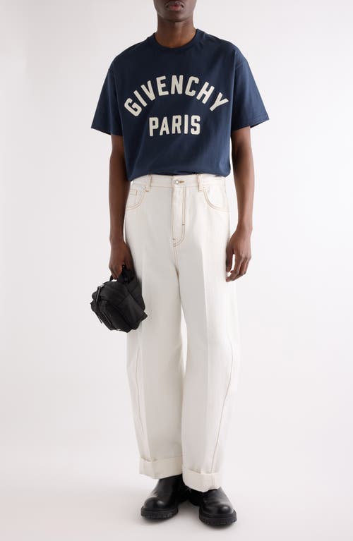 Givenchy Logo T-shirt In Blue
