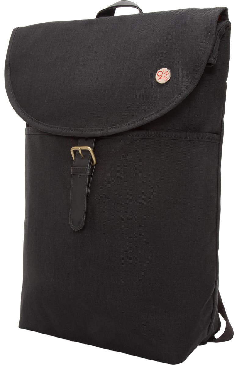Token Waxed Nylon Bergen Backpack, Alternate, color, Black