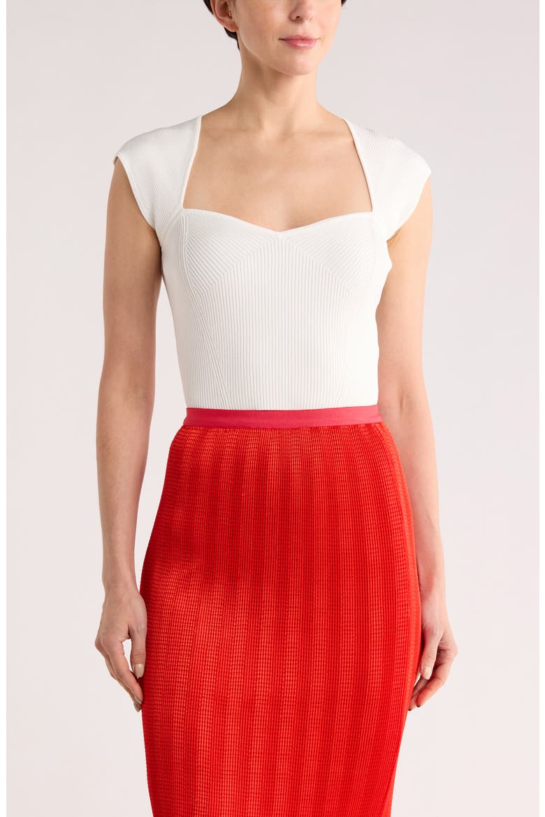 Abia Ribbed Crop Top, Main, color, WHITE