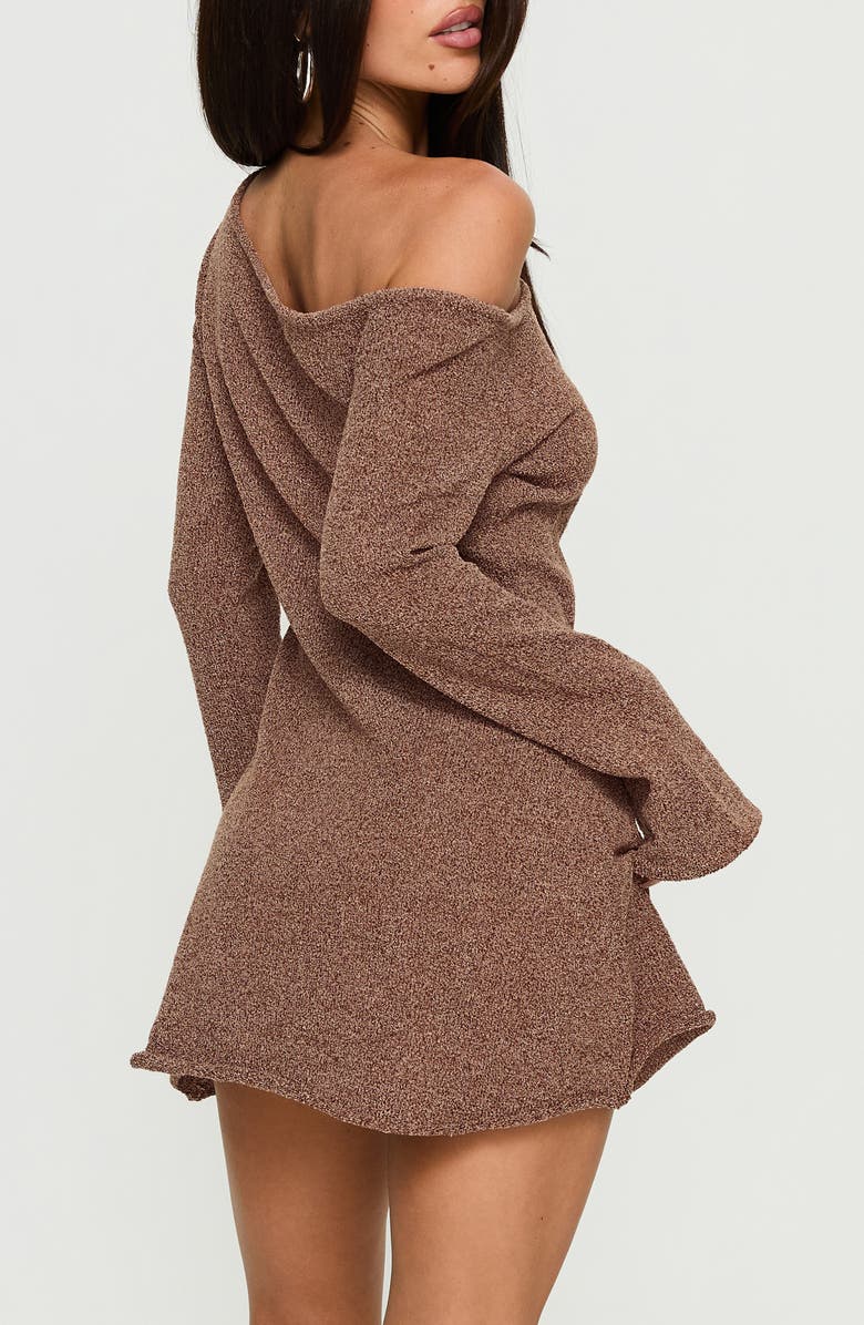 Princess Polly Jaede One-Shoulder Long Sleeve Minidress, Alternate, color,