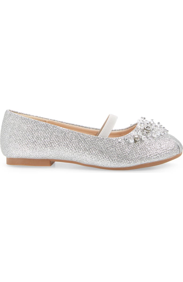 DREAM PAIRS Kids' Glitter Mary Jane, Alternate, color, Silver