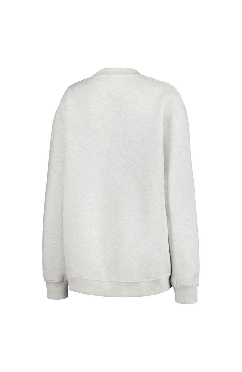 Established & Co. Women's Established & Co. Ash Michigan State Spartans Logo Pullover Sweatshirt, Alternate, color, 