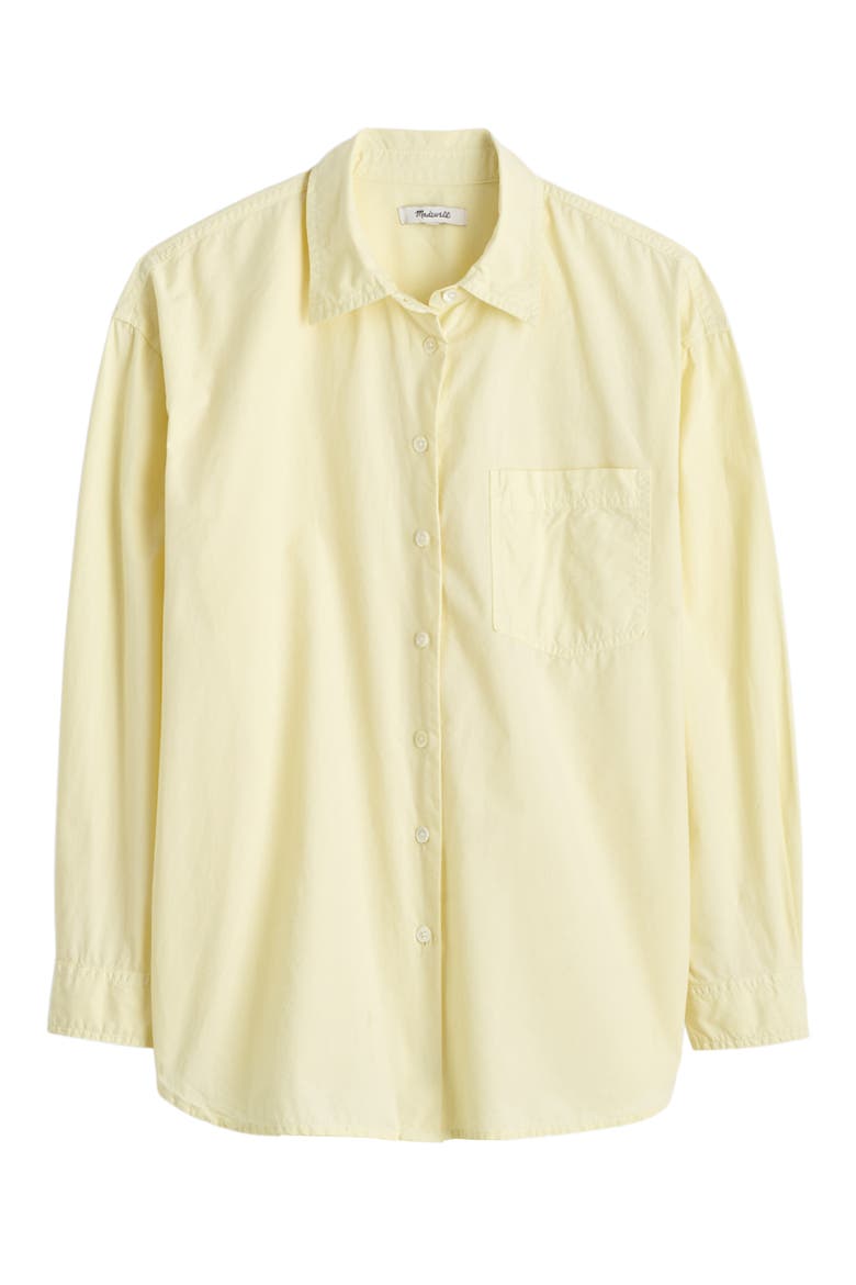 The Easy Poplin Button-Up Shirt, Alternate, color, SHEER PINEAPPLE
