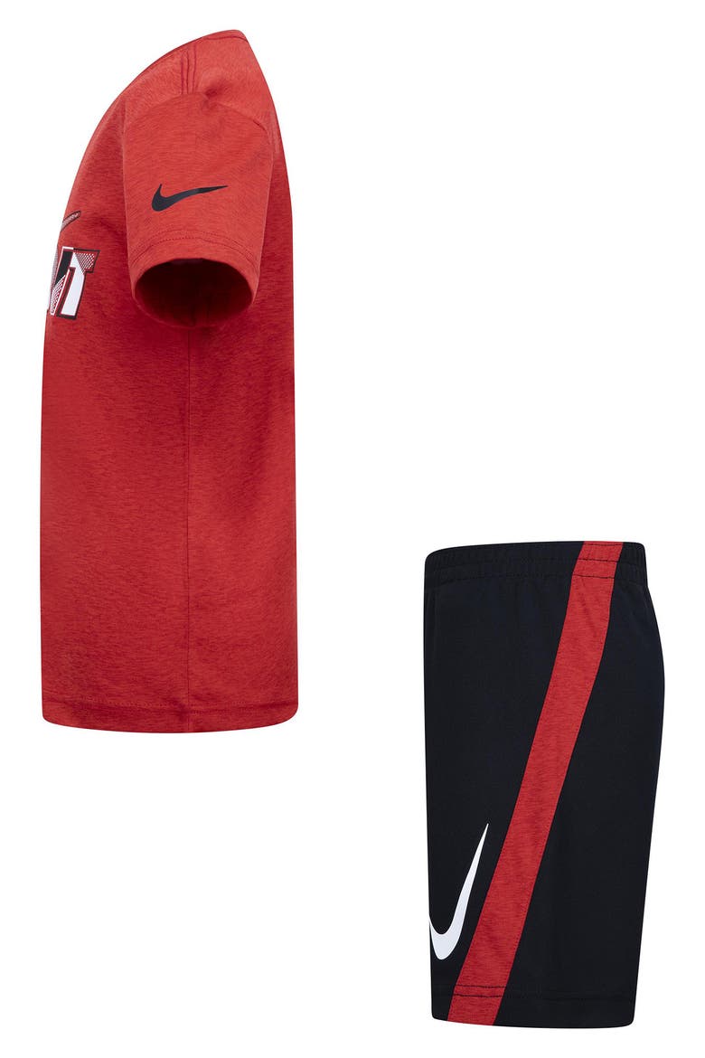 Drop Dri-FIT Tee & Shorts Set, Alternate, color, BLACK