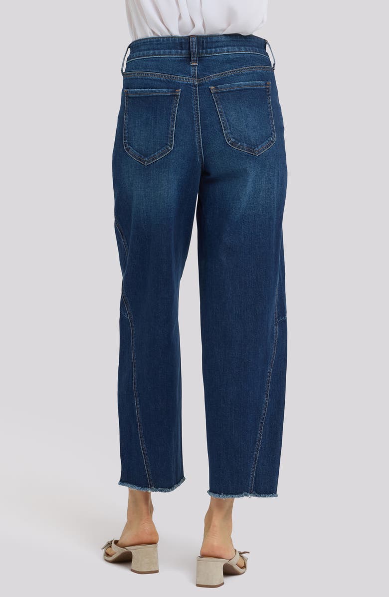 NYDJ Alyssa Frayed Crop Relaxed Tapered Jeans, Alternate, color, Sunset Villa