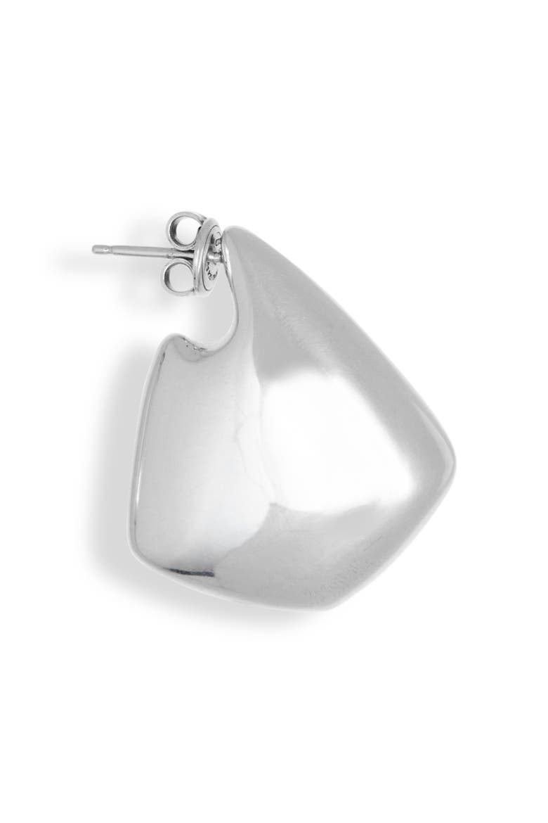 Small Vahuo Fin Earrings, Alternate, color, 8117 SILVER