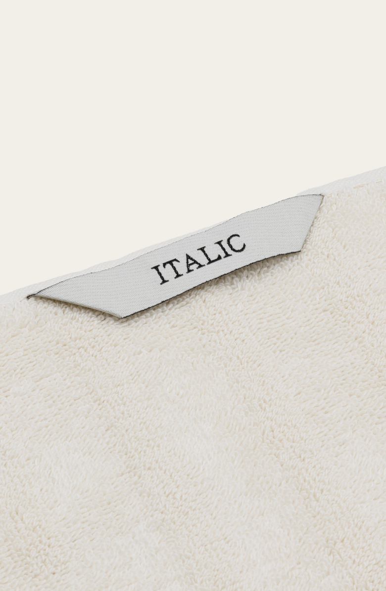 Italic Capri Bath Towel Set, Alternate, color, Ecru