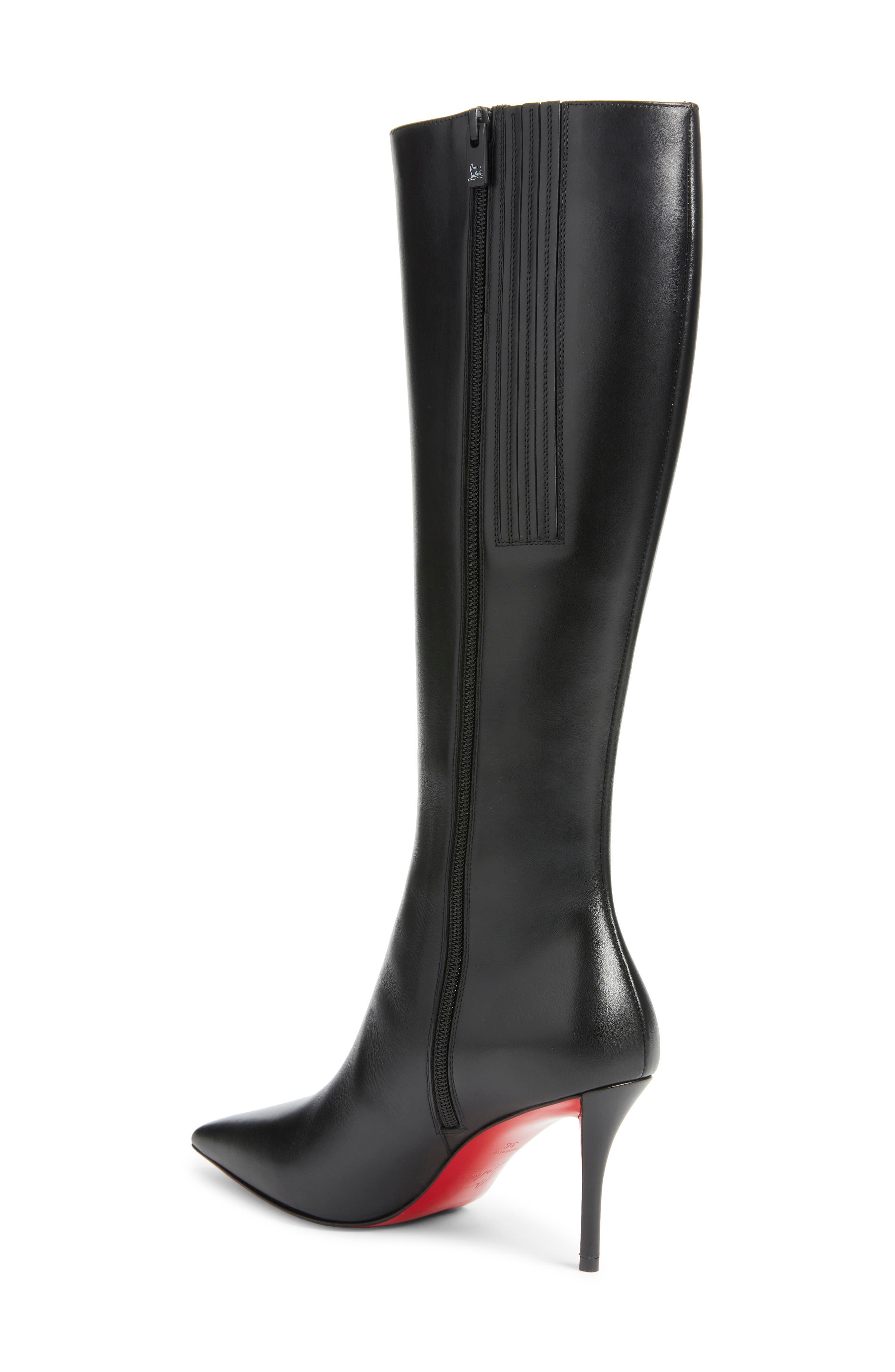 Christian Louboutin Miss Z Knee High Boot, Alternate, color, 