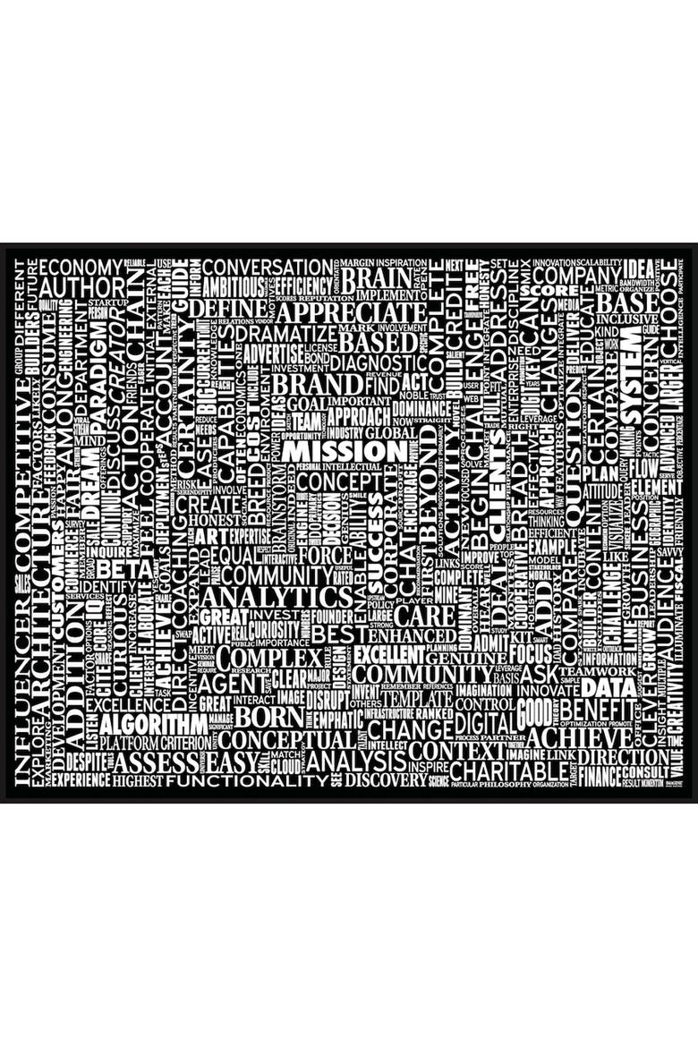 Puzzles Task Word Cloud by OW Lawrence 1000 Piece Puzzle, Alternate, color, Multicolored