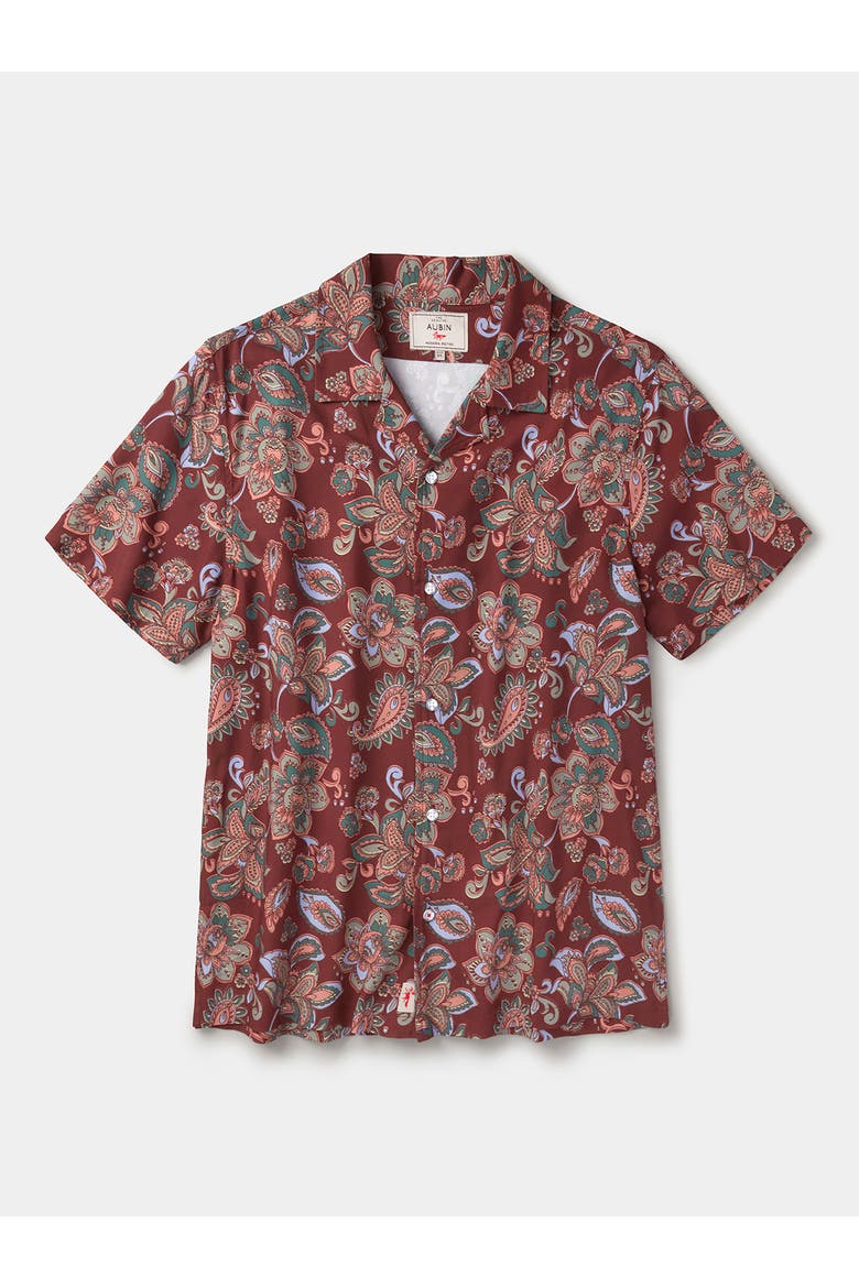 Belmont Printed Shirt, Alternate, color, Dark Paisley