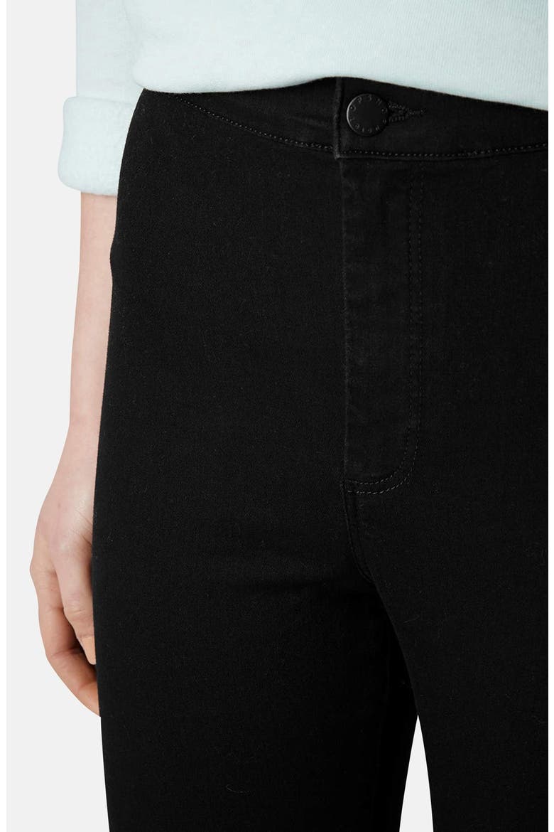 Moto 'Joni' High Rise Skinny Jeans, Alternate, color, BLACK