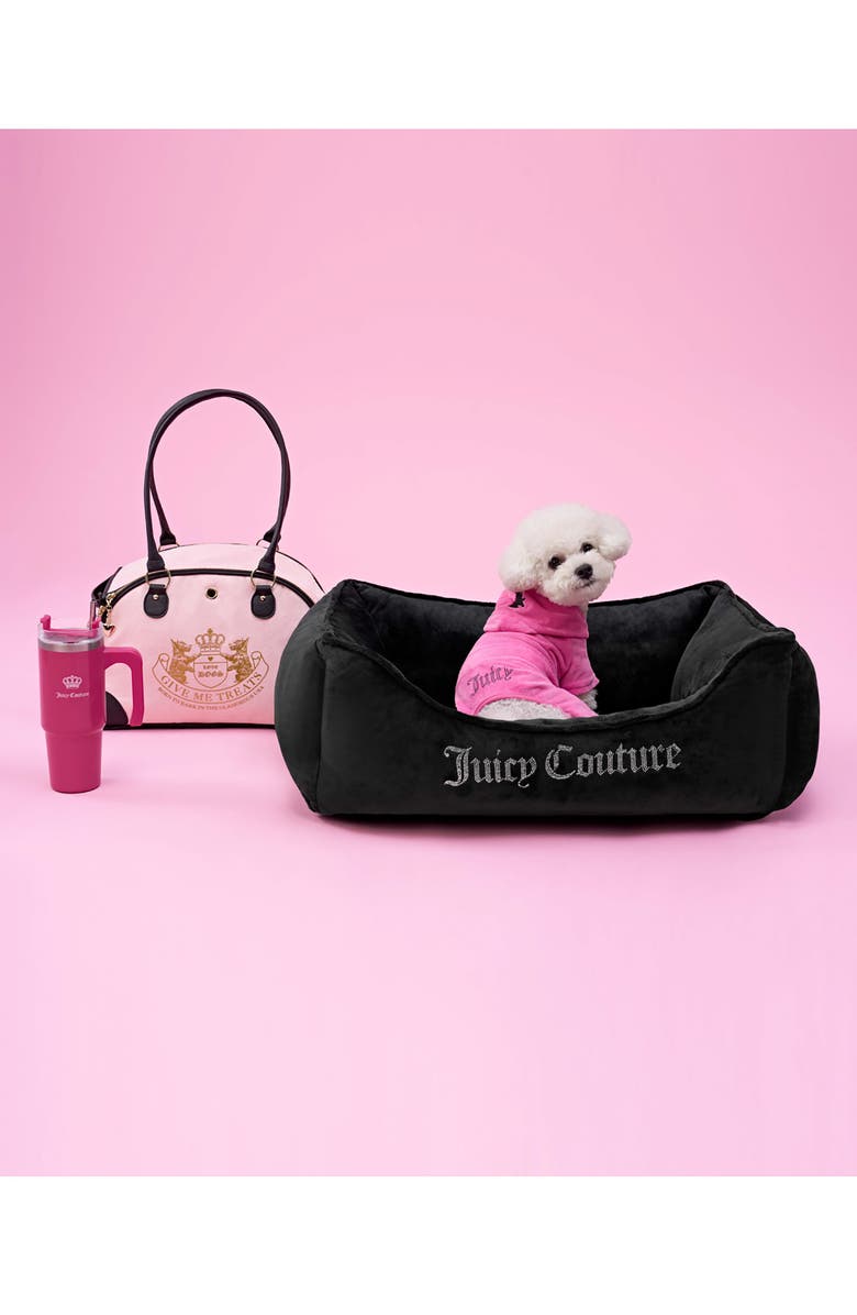 Juicy Couture Velour Dog Tracksuit, Alternate, color, Hot Pink
