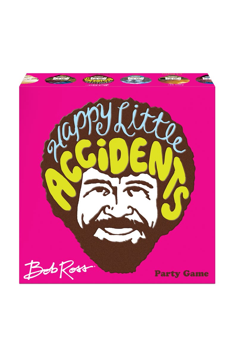 Big G Creative Bob Ross Happy Little Accidents Game, 3 to 6 Players, Main, color, Multicolored