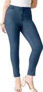 Roaman's Plus Size 24/7 Stretch Slim Jean