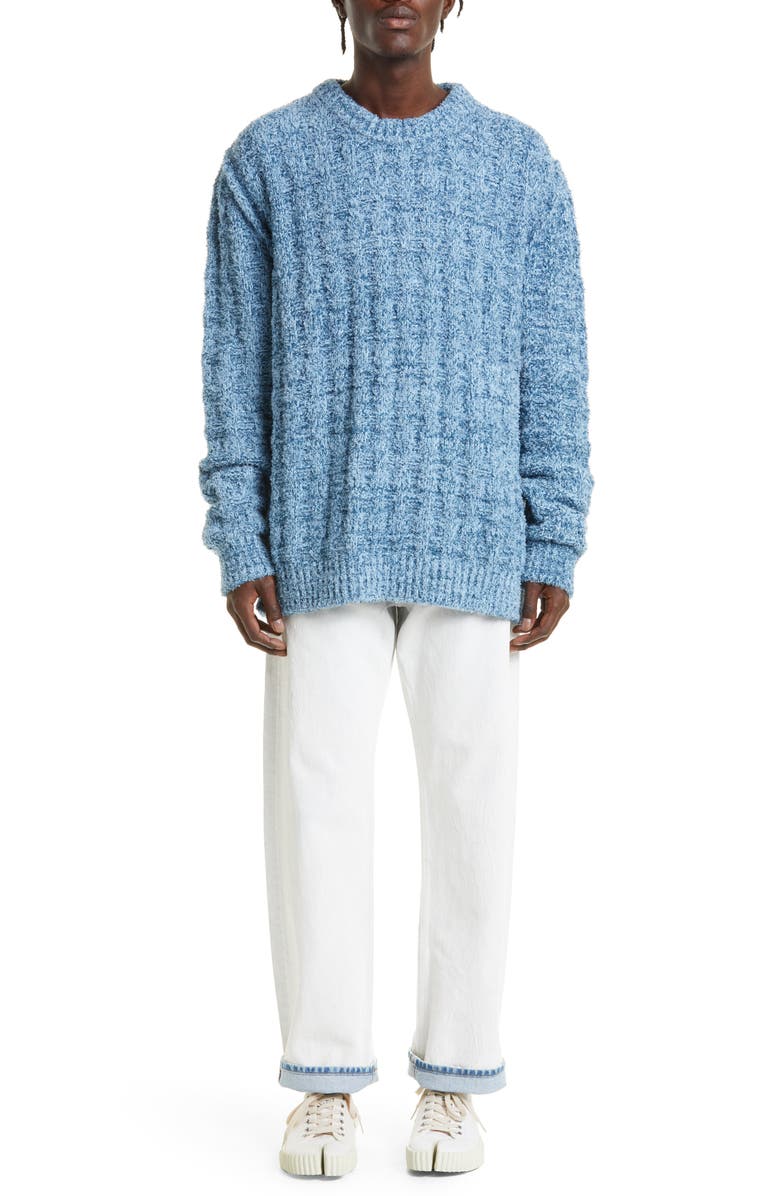 Maison Margiela Bianchetto Hand Painted Jeans, Alternate, color,