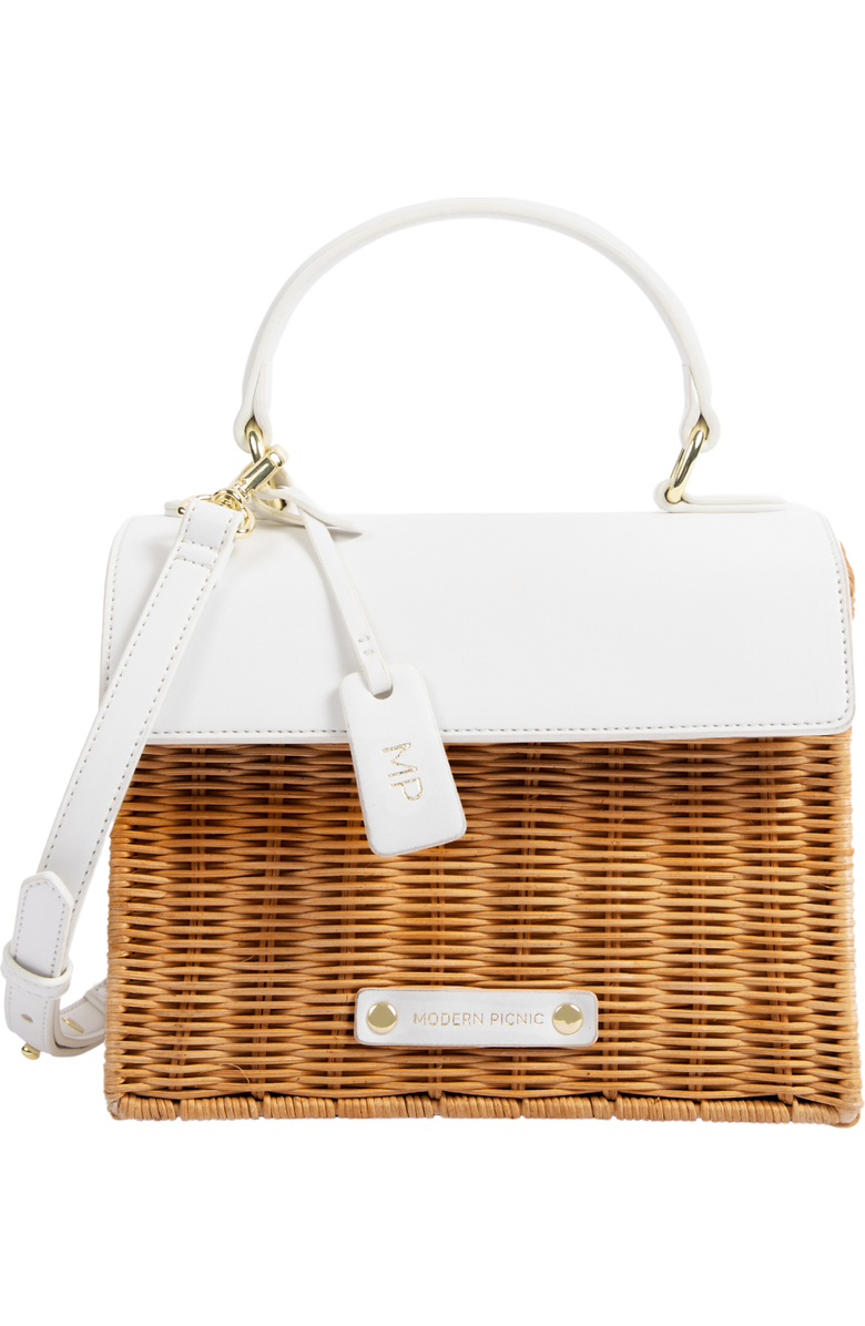 Modern Picnic THE MINI LUNCHER, Main, color, Dark White Wicker