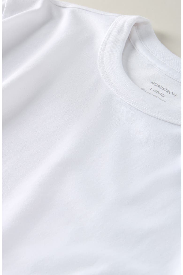 Kids' Core T-Shirt, Alternate, color, WHITE