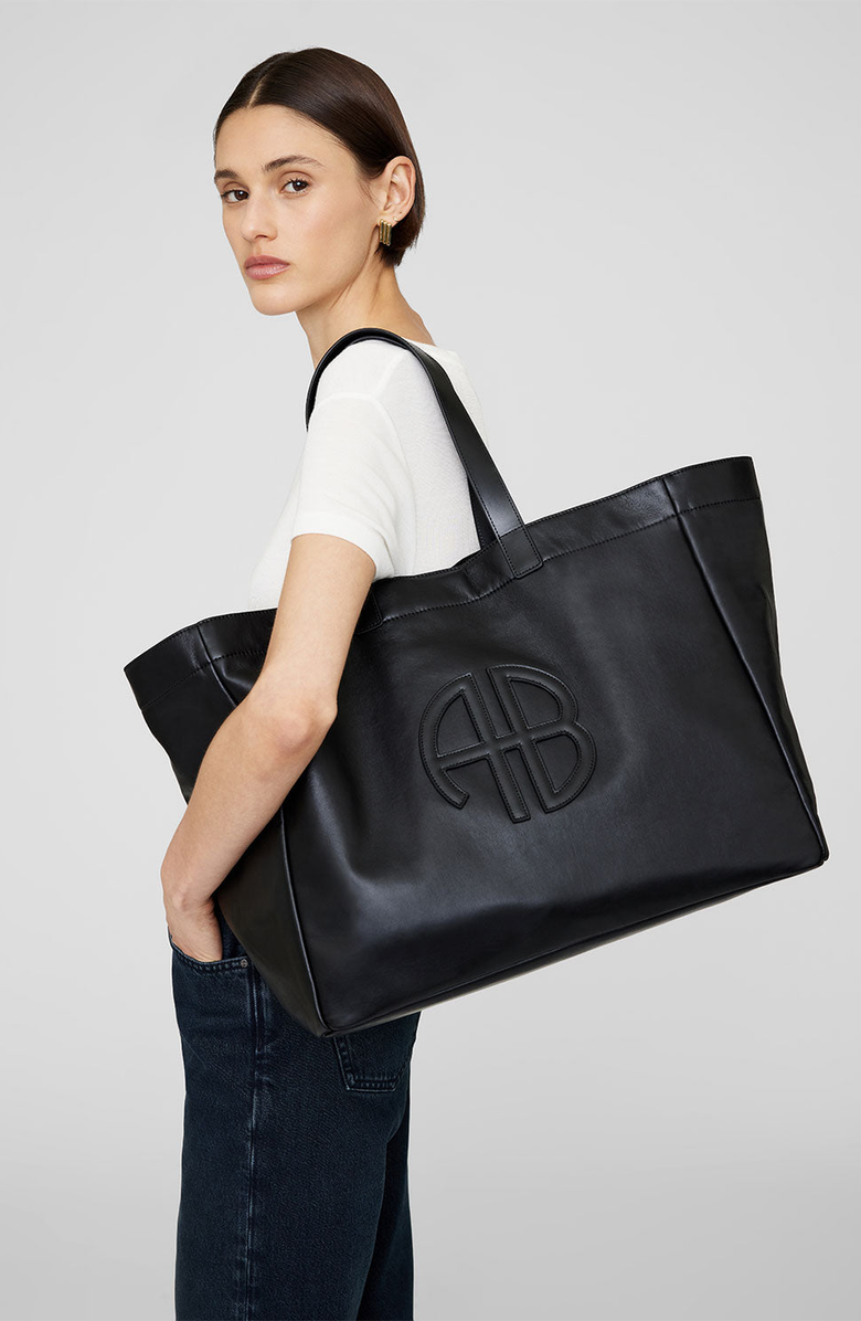 ANINE BING Rio Tote, Alternate, color, Black