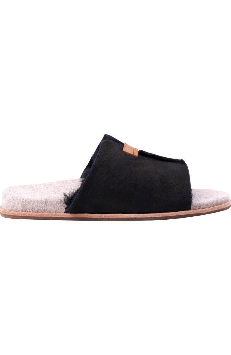 Revitalign Spruce Genuine Shearling Lined Orthotic Slide Slipper, Alternate, color,