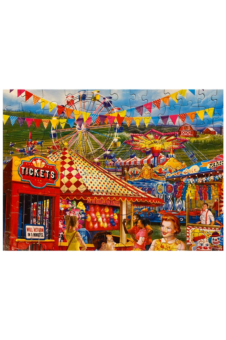 Day at the Fairgrounds 400 Piece Puzzle, Alternate, color, Multicolor