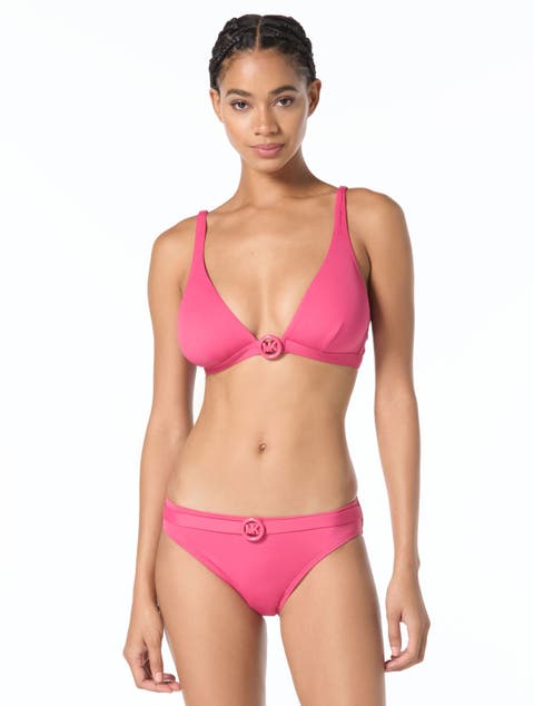 Bubble Logo Bra Swim Top
