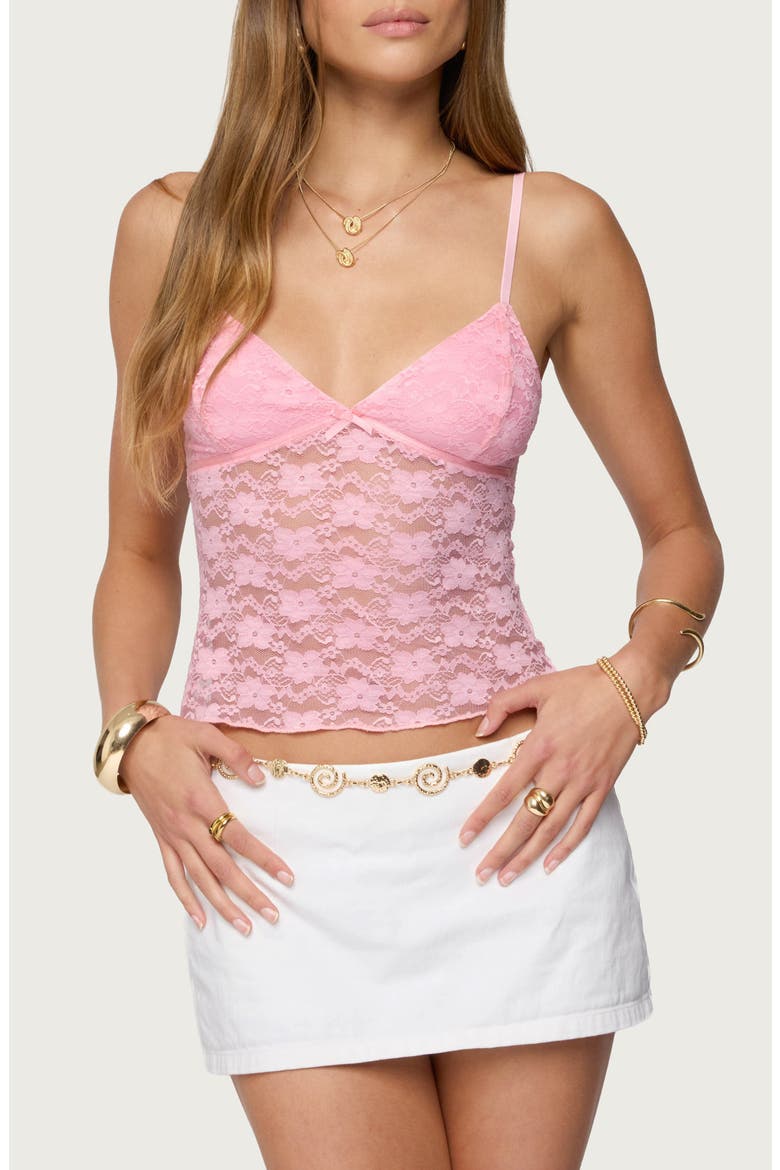 Eira Lace Camisole, Main, color, PINK