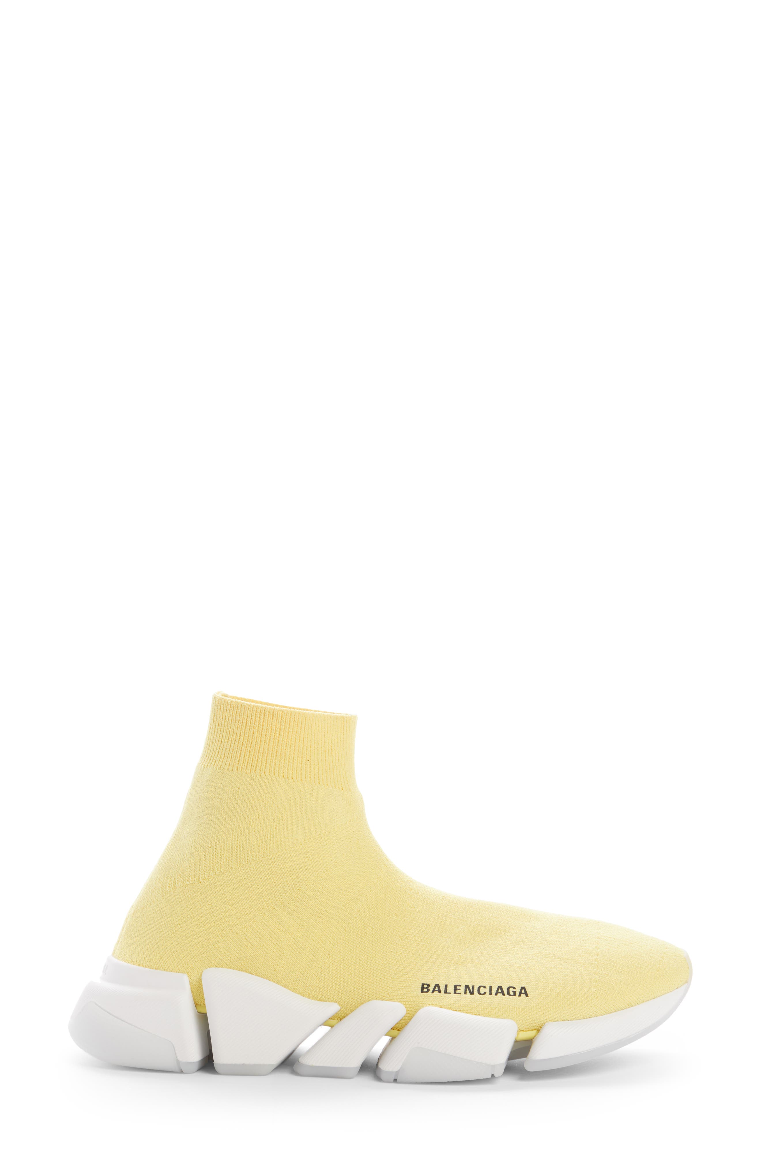 Speed 2.0 Transparent Sole Sock Sneaker, Alternate, color, YELLOW