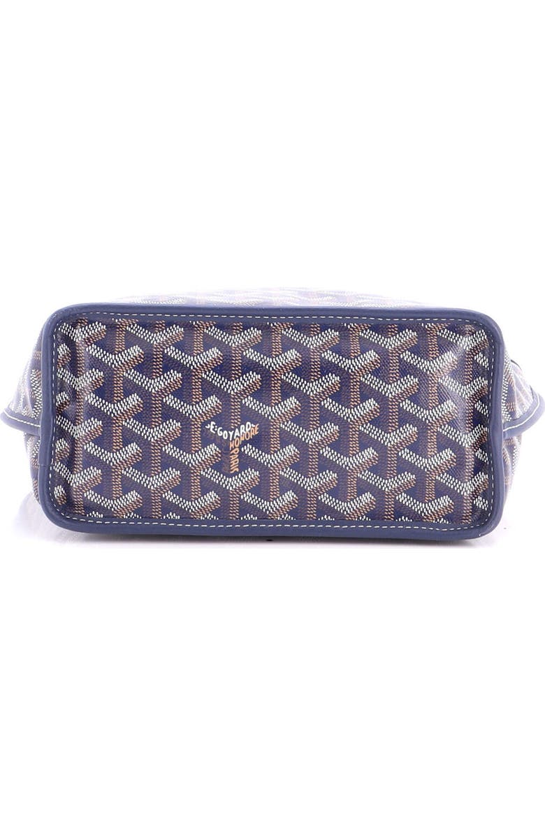 Pre-Owned Goyard Anjou Reversible Tote Coated Canvas Mini, Alternate, color, Blue