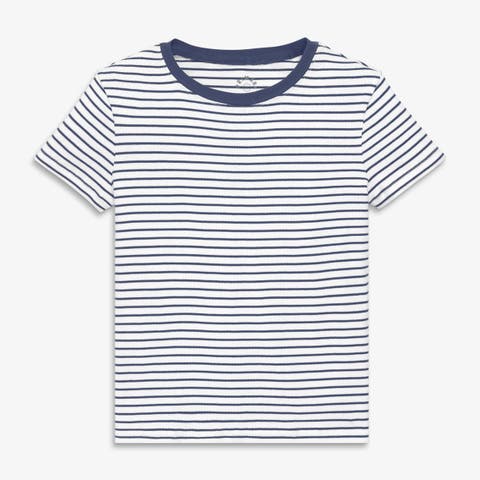 Adult Rib Tee In Stripe (Women's Fit)