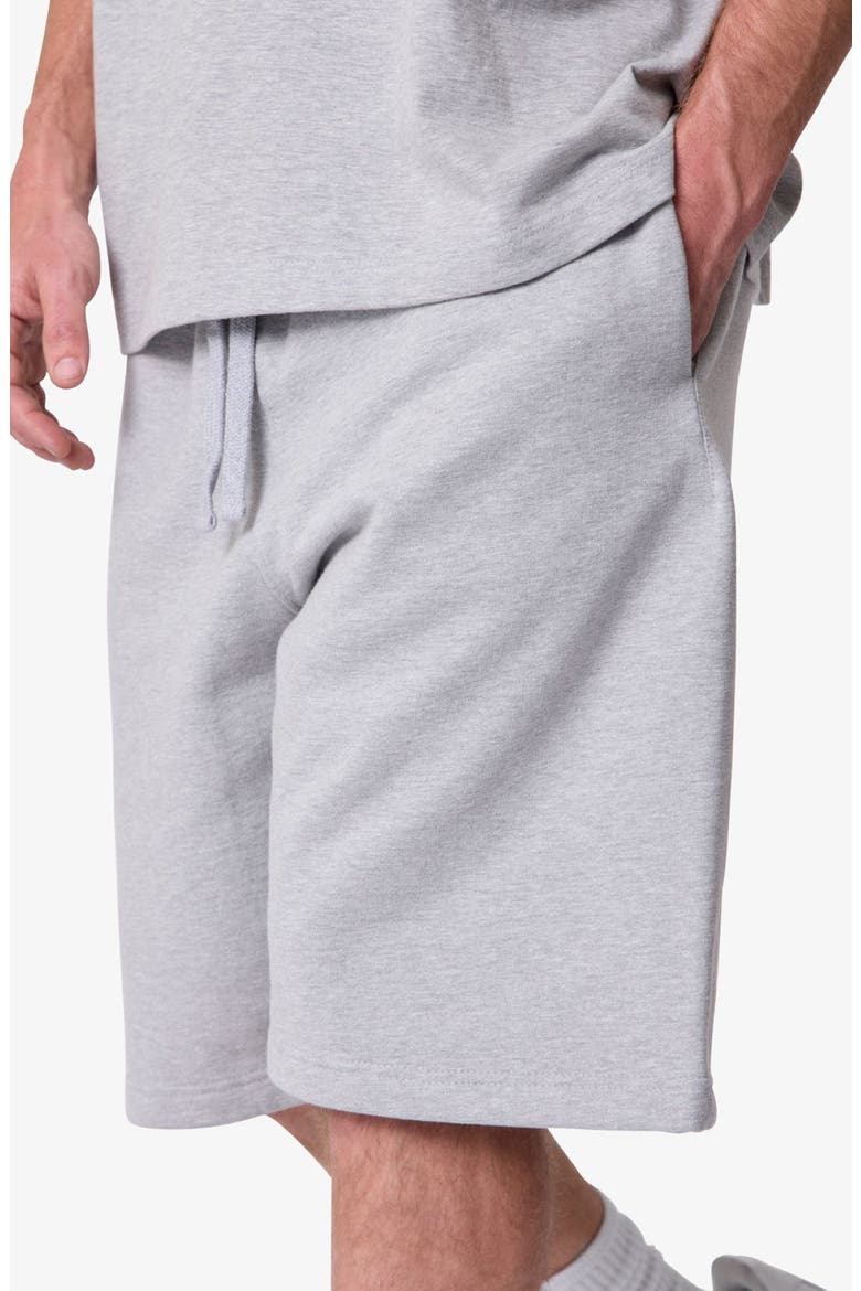 Heavy Basic Cotton Sweatshorts, Alternate, color, MARLED GREY