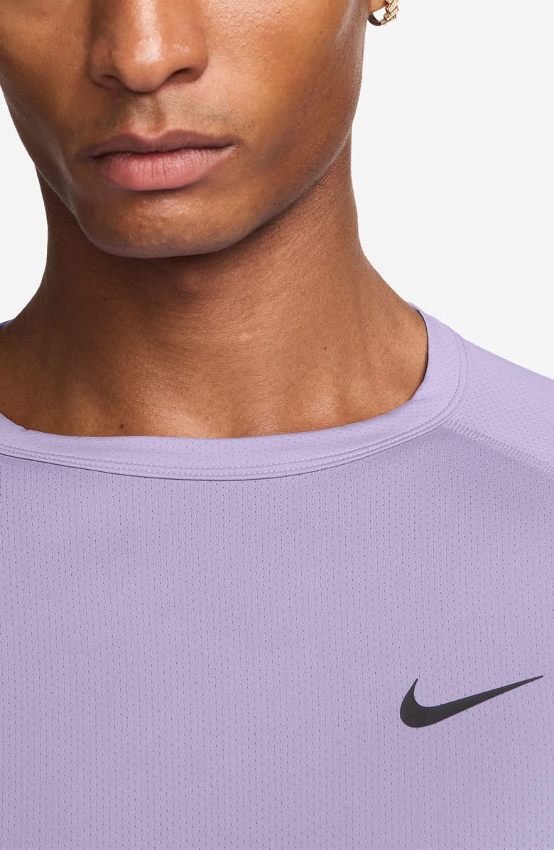 Nike Dri-FIT Ready Training T-Shirt, Alternate, color, Hydrangeas/ Black