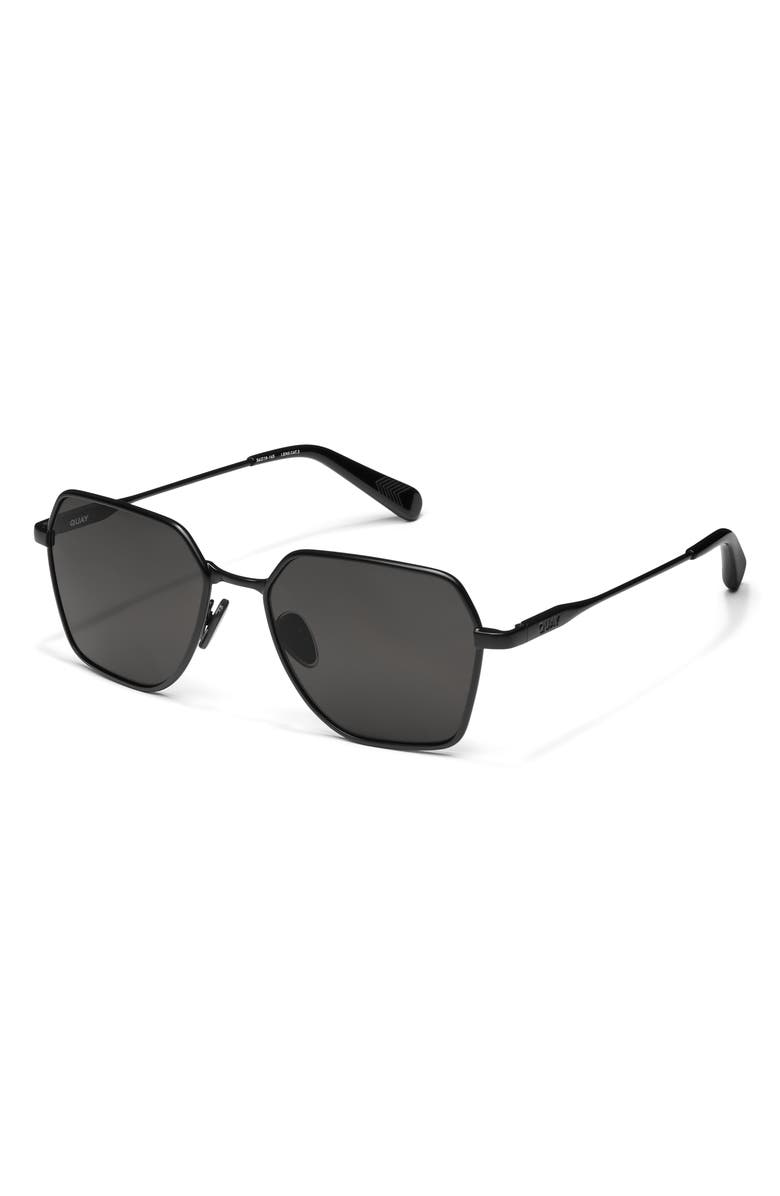 QUAY World Tour 5mm Polarized Square Sunglasses, Alternate, color, 