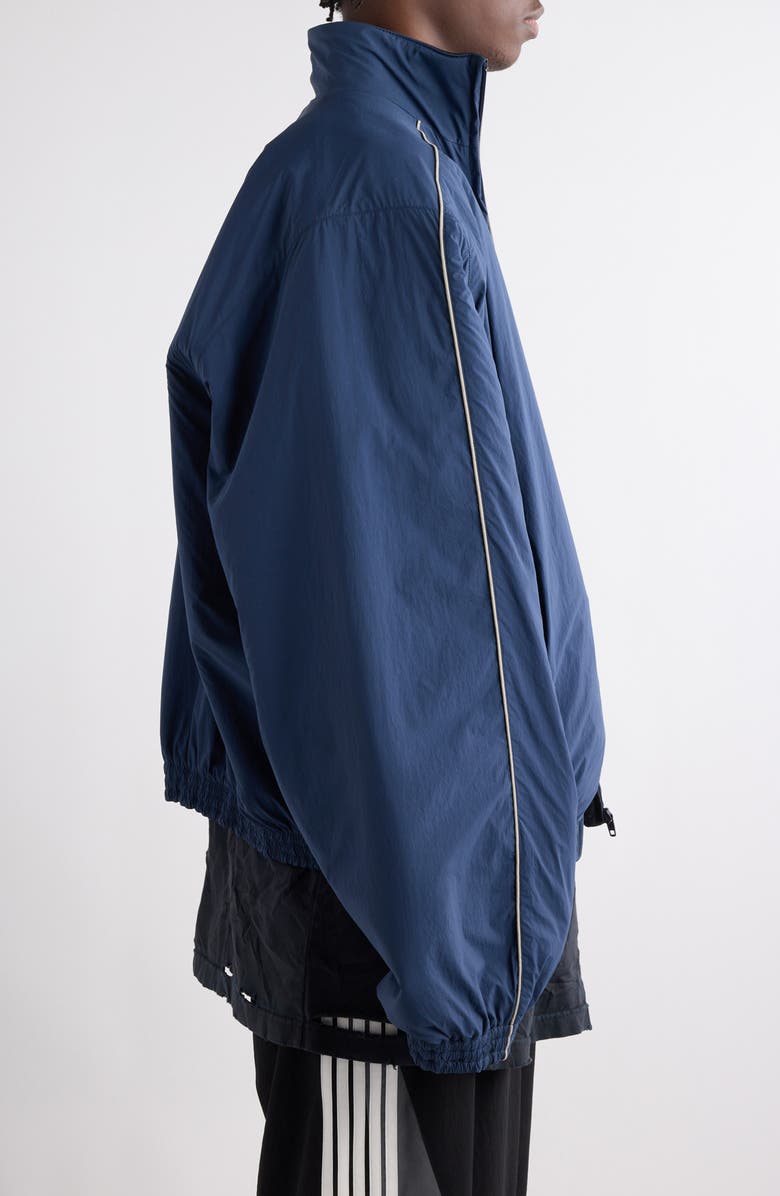 Balenciaga Deconstructed Track Jacket, Alternate, color, 8065 Navy