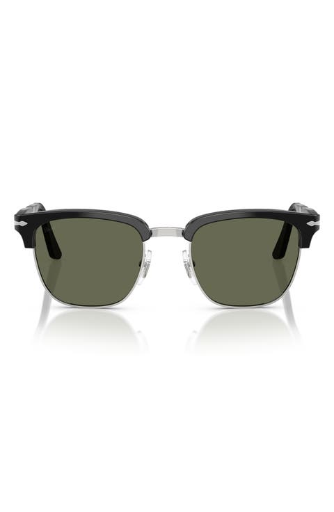 52mm Polarized Square Sunglasses