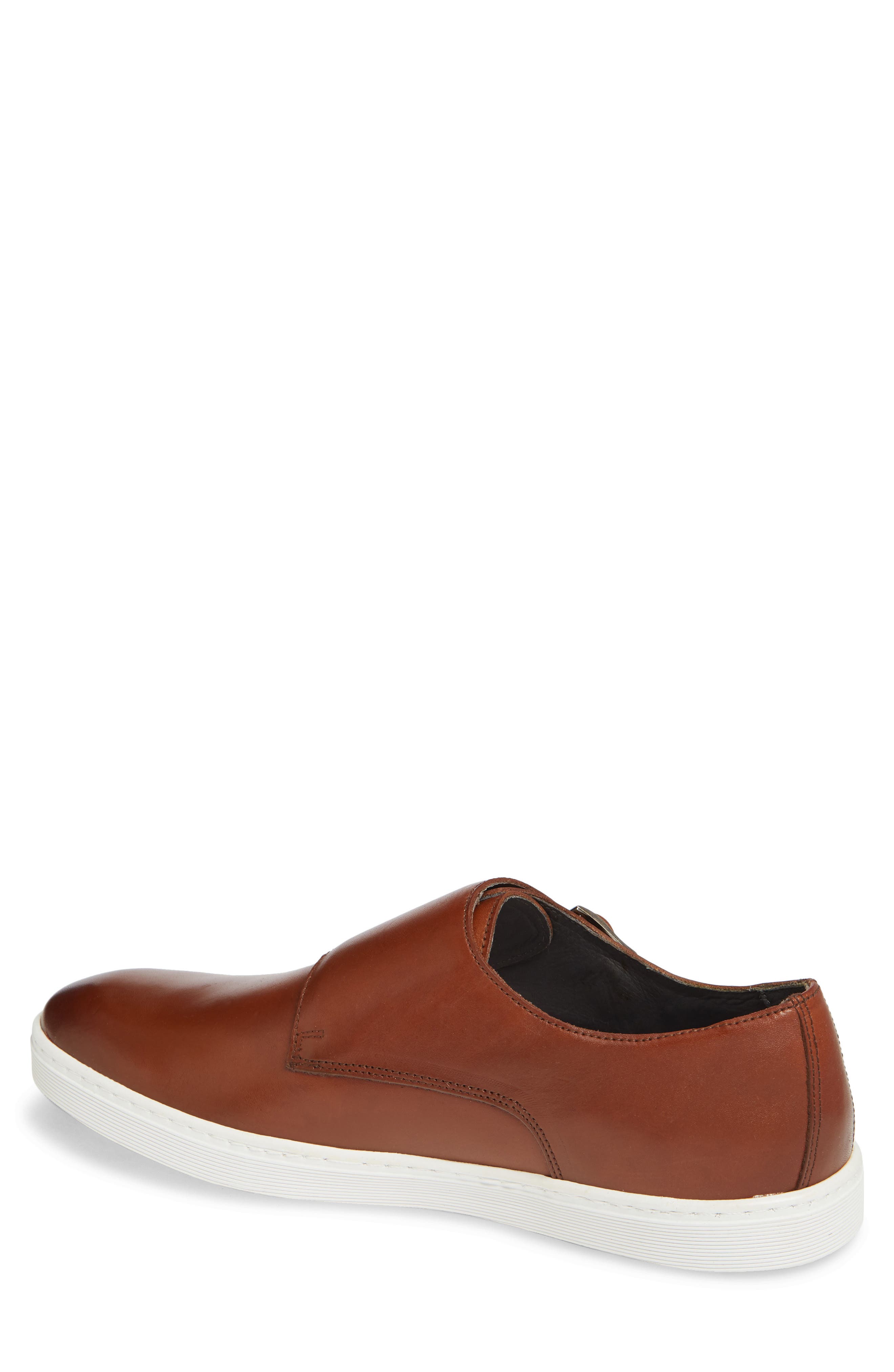 Trey Double Monk Strap Slip-On, Alternate, color, TAN