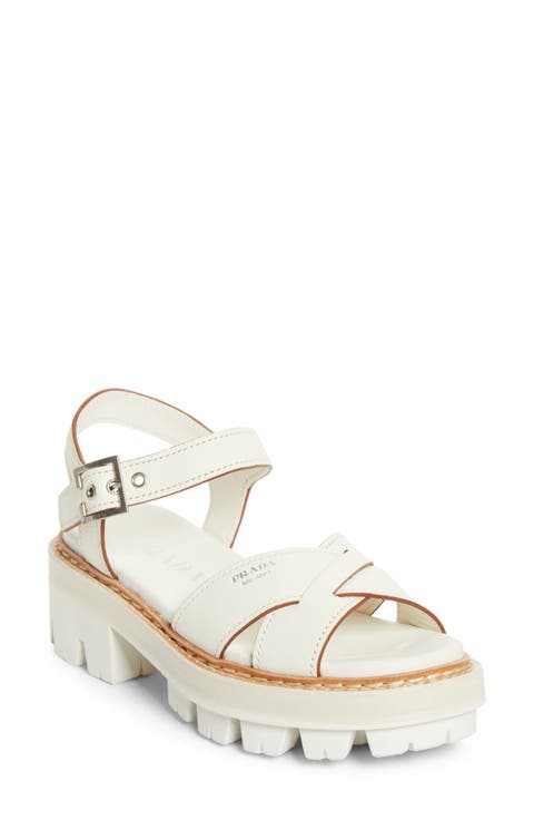Crisscross Platform Sandal (Women)