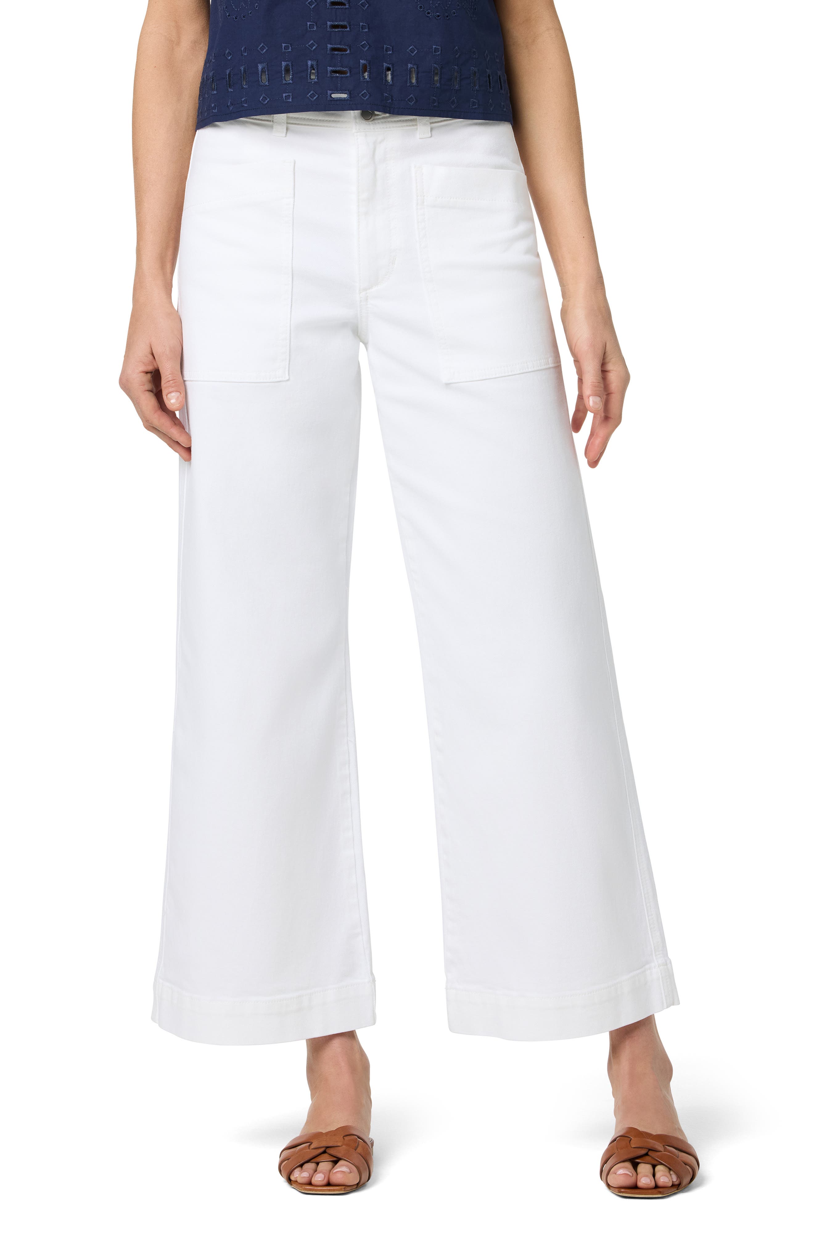 Joe's Ankle Cargo Wide Leg Jeans