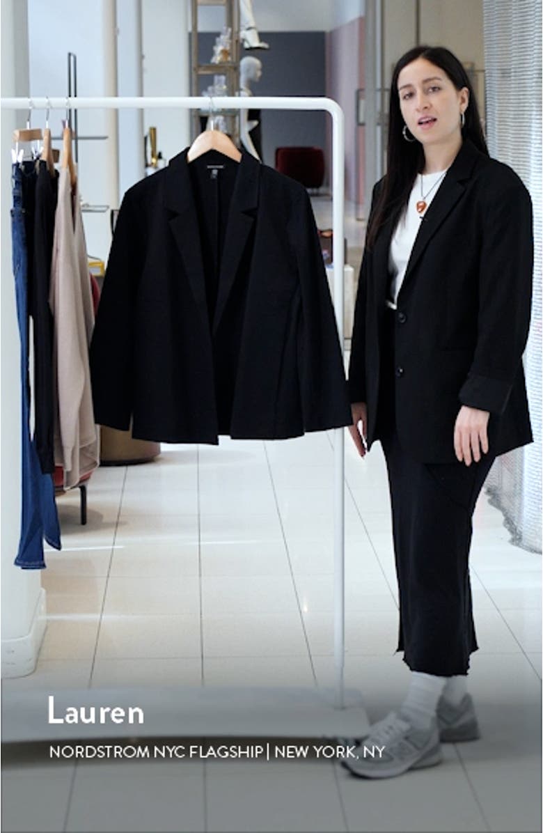 Organic Cotton Blend Blazer, sales video thumbnail