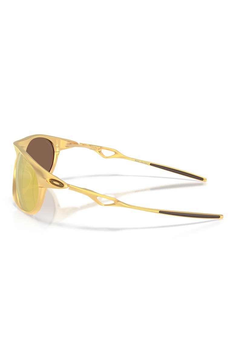 Neo Jacket 58mm Polarized Oval Sunglasses, Alternate, color, SATIN GOLD / PRIZM