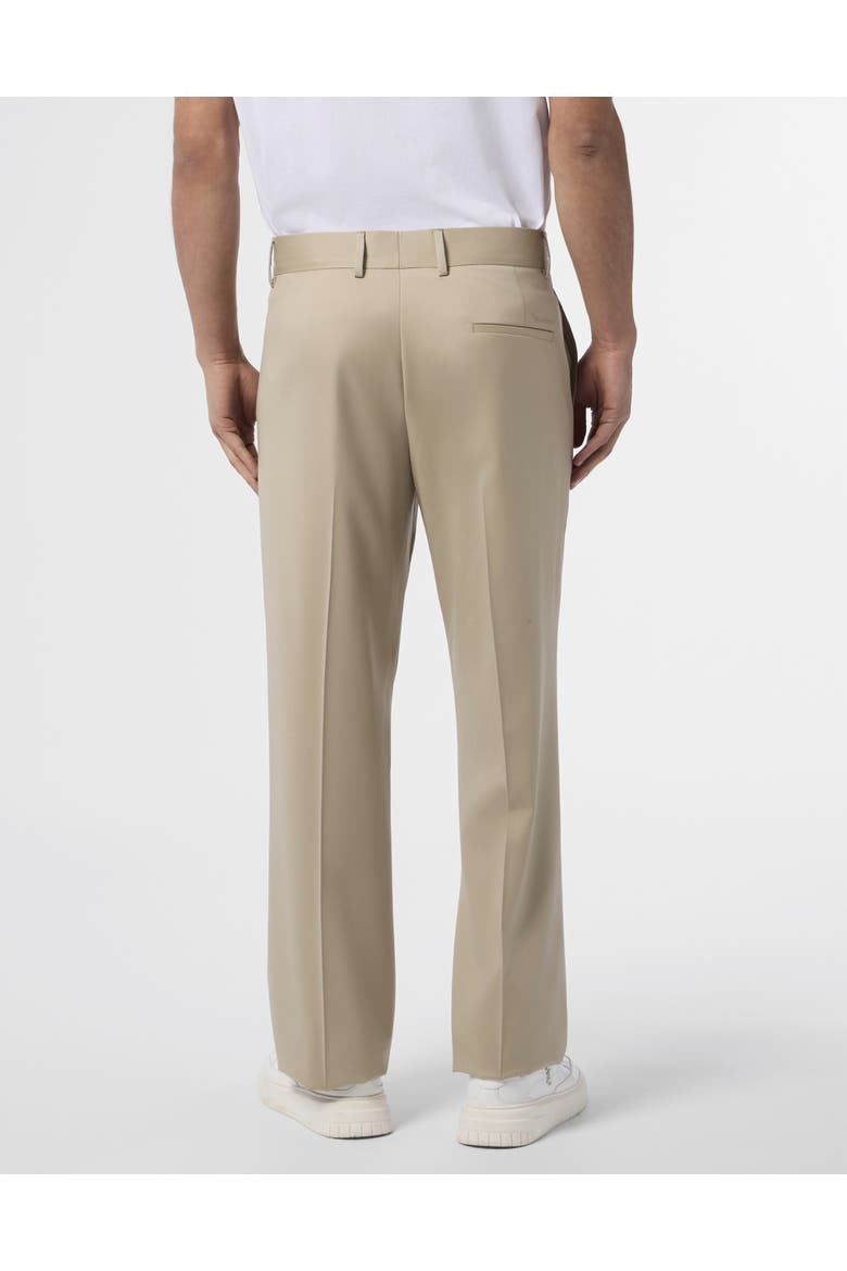 Wool Loose Fit Trousers Men, Alternate, color, beige