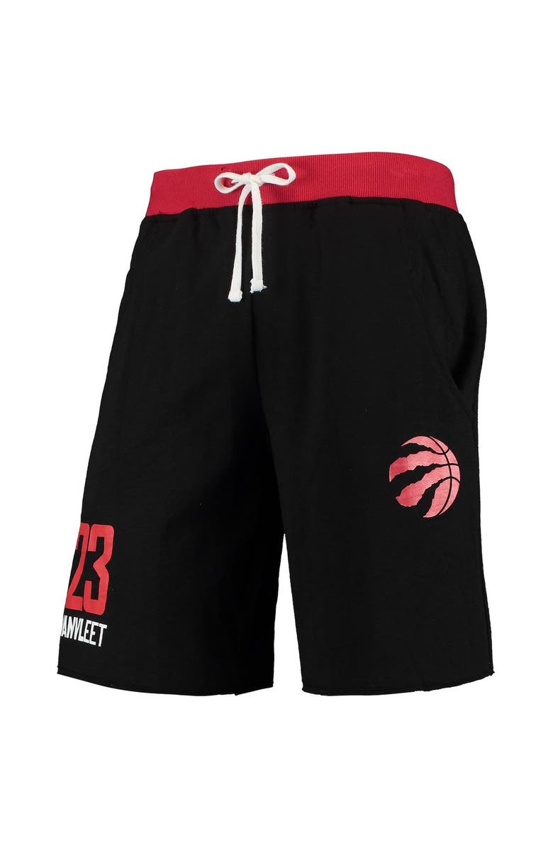 PROFILE Men's Fred VanVleet Black Toronto Raptors Name & Number French Terry Shorts, Alternate, color, 