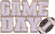 Hallmark Game Day Glitter and Stone Pin