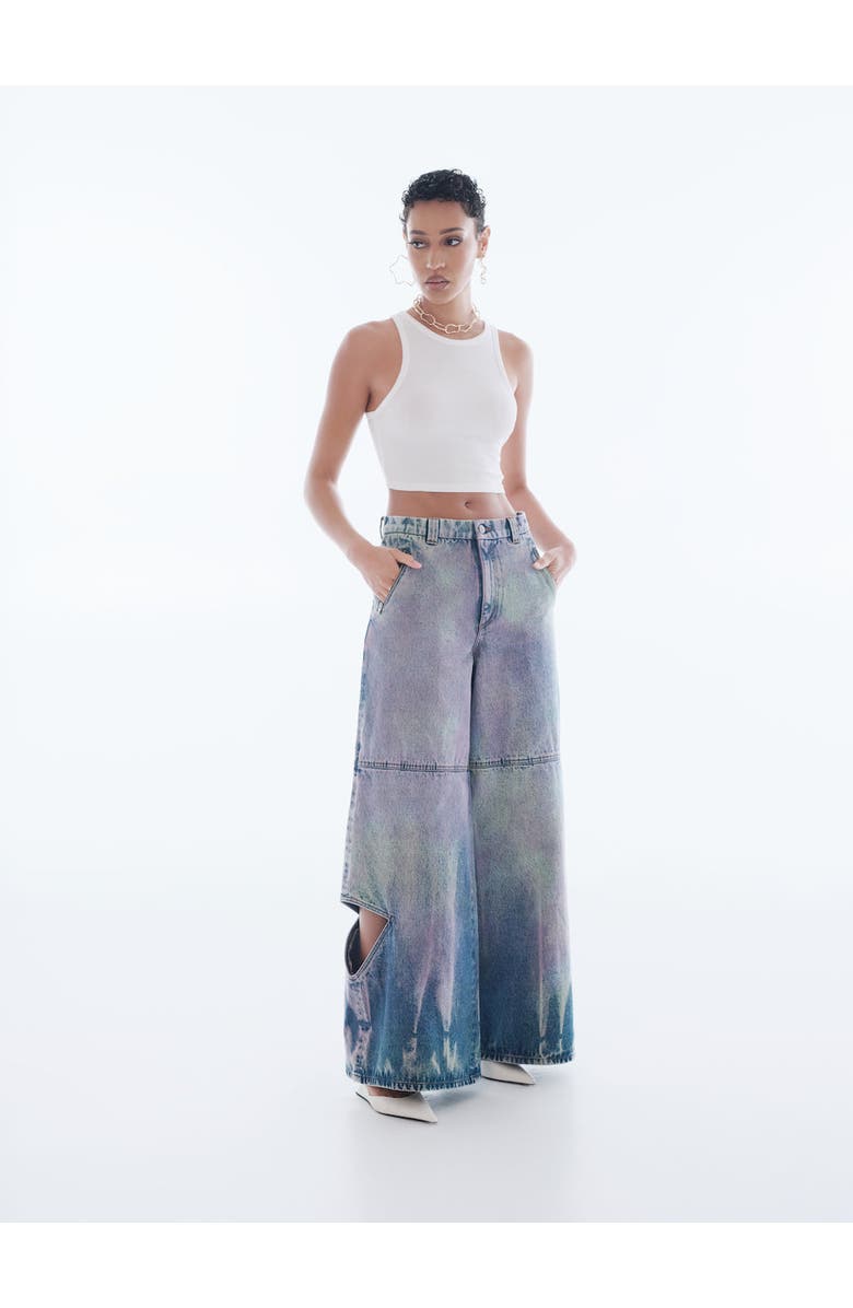 Untourage The Label LANI Tie Dye Trousers, Alternate, color, NO COLOR