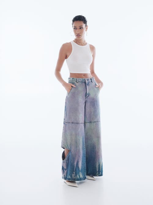 Untourage The Label Lani Tie Dye Trousers In Multi