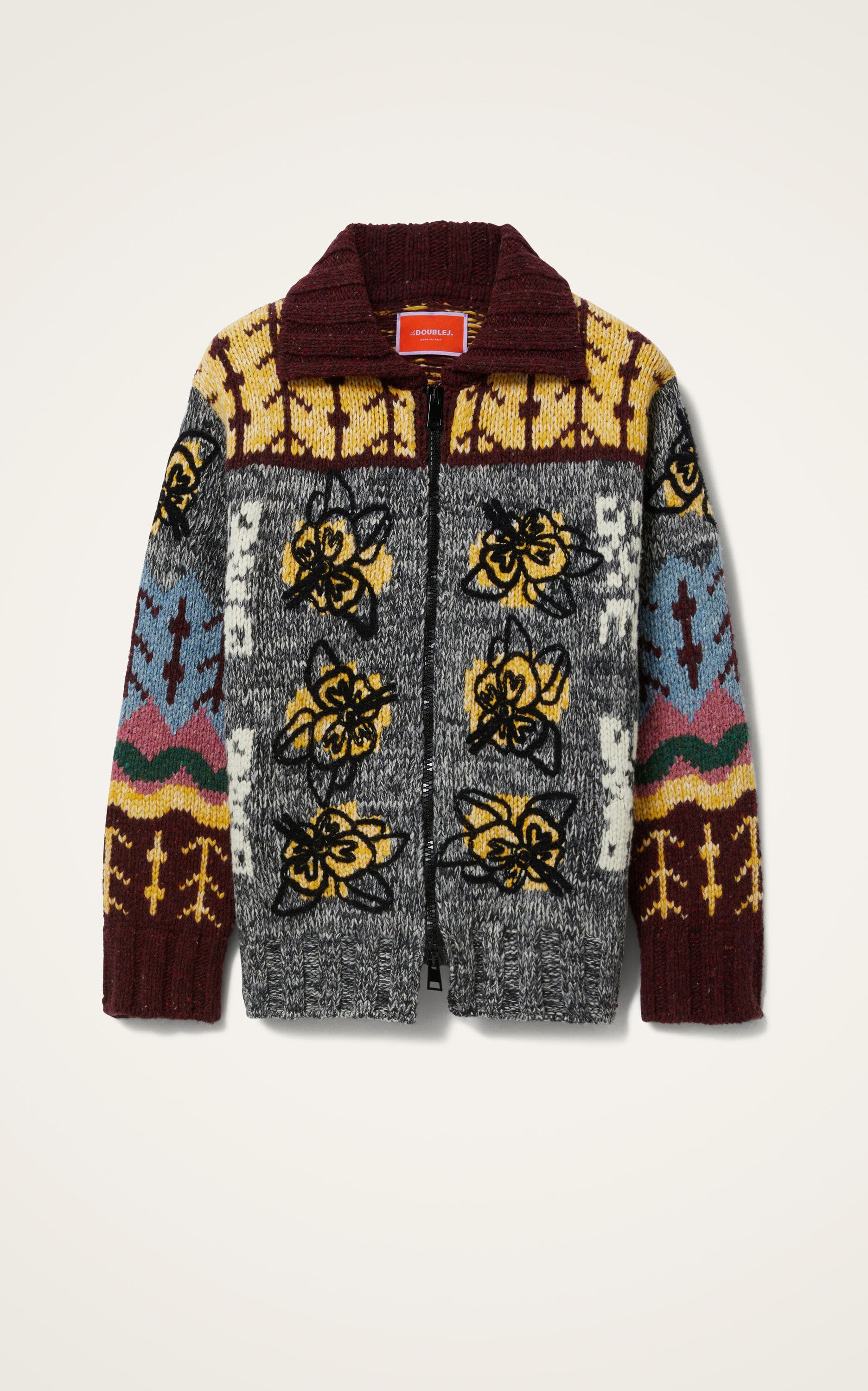 Embroidered Chalet Cardigan - image 2
