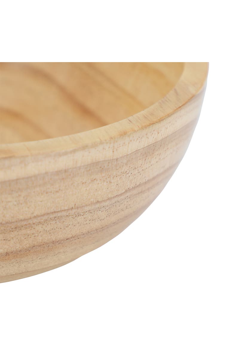 Megachef 6 Piece 7 Inch Pine Wood Bowl Set, Alternate, color, Tan