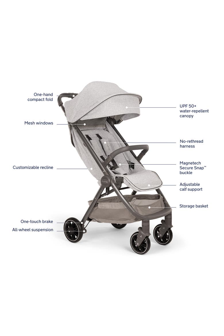 TRVL™ Lightweight Stroller, Alternate, color, STERLING