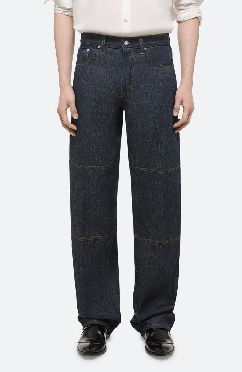 Helmut Lang Dual Zip Carpenter Straight Leg Jeans, Main, color, 